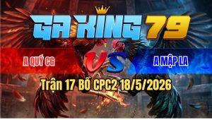Trận 17 Bồ CPC3 18/5/2026 - Que Đâm Buông Đuôi Đá Bướm Không Kịp Gấp Mồi Bưng Ra