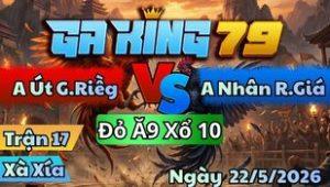 Trận 17 Xà Xía Ngày 22/5/2026 - Que buông đuôi đâm nhìn muốn nóng lạnh