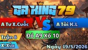 Trận 8 Xà Xía Ngày 19/05/2026 - Lá gặp dâu cặp vô đá cây chết tốt mau lẹ
