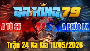 Trận 24 Xa Xia 11/05/2026 - Bướm 1 Cựa Đâm Dã Mang Bông Hết Cứu