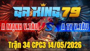 Trận 34 CPC3 14/05/2026 - Xanh nạp cựa hay đỏ cho bay cặp giò về ô đứng hết nổi