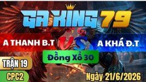 Trận 19 CPC2 Ngày 21/6/2026 – A Thanh Bến Tre VS A Khá Đồng Tháp