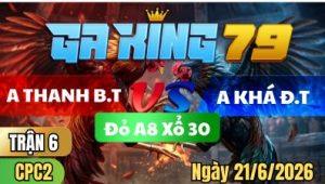 Trận 6 CPC2 Ngày 21/6/2026 – A Thanh Bến Tre VS A Khá Đồng Tháp