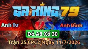 Trận 25 CPC2 Ngày 11/7/2026 - Bướm đỏ ra sân làm hơi 1 xanh hết sửa được